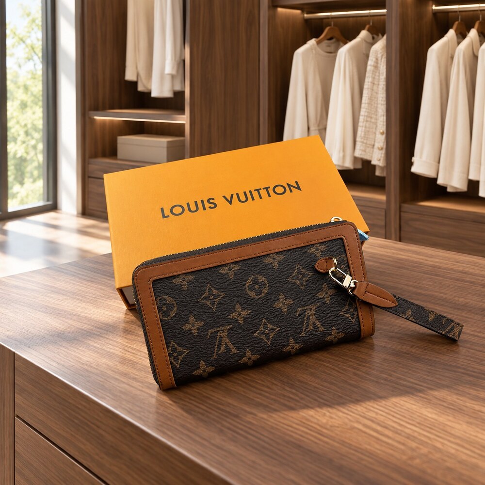 Louis Vuitton Dauphine Zip Around Wallet - Picture 2 of 6